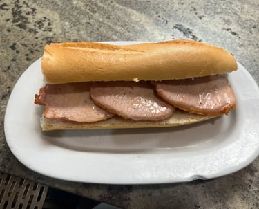 Montado de lomo a la plancha