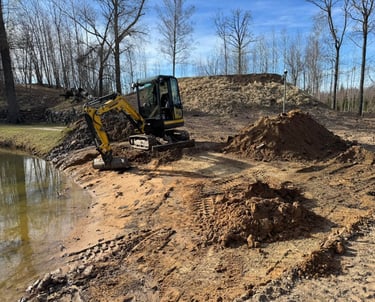 tvenkiniu valymas, grioviu valymas, kanalo valymas