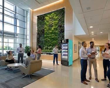 商業辦公室與共享空間 AI 智能自動販賣機