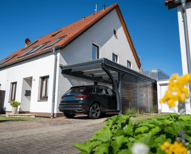 Carport Einfamilienhaus