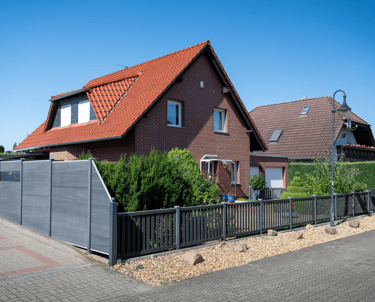 Zaunanlage Einfamilienhaus
