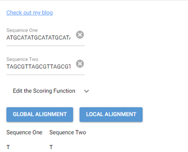 Input Sequences UI