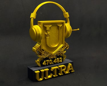 troféu personalizado em impressão 3D