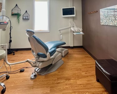 gentle friendly dentist chair room