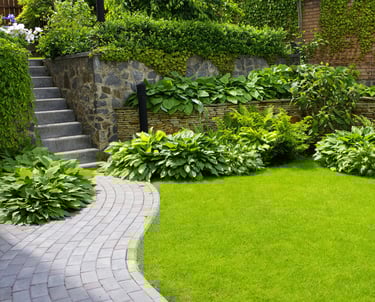 beautiful landscaping and hardscaping design and build