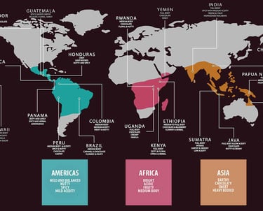 coffee belt. Coffee only grows in these parts of the world