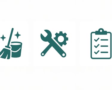 a set of four different types of tools
