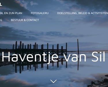 De website van het Haventje van Sil