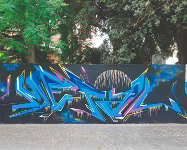 Mes, graffiti, piezas, letras, wild style, paredes, Barcelona, arte urbano