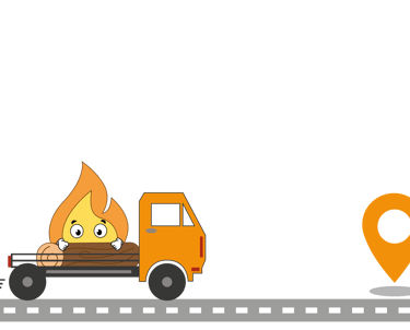 Livraison rapide de bois de chauffage MaxThomasBois