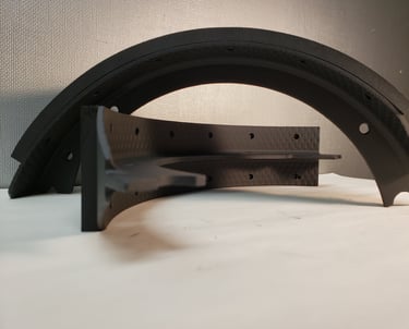 relined brake shoes 1949 Rolls Royce