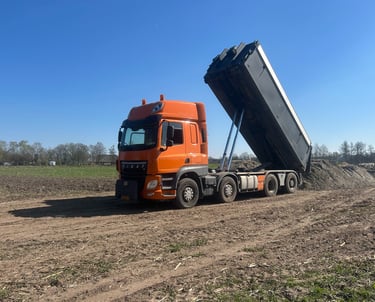 Ginaf vrachtwagen met kieper