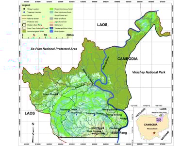 Map of Cambodia