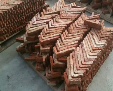 klinkerio kampai, kampinės plytelės