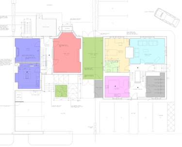 Nursery proposed layout plan
