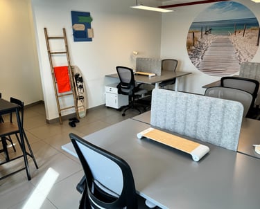 Bureau ergonomique pour travailler assis ainsi que debout
