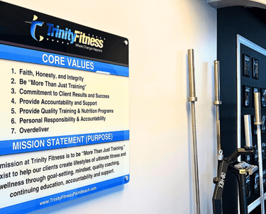 mission statement for private fitness gym