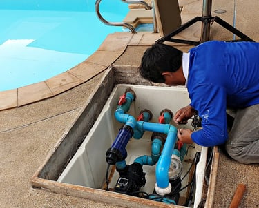 perbaikan pompa kolam renang oleh bali pool care