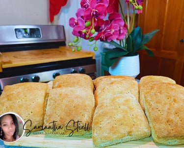 Classic Trini Coconut Bake