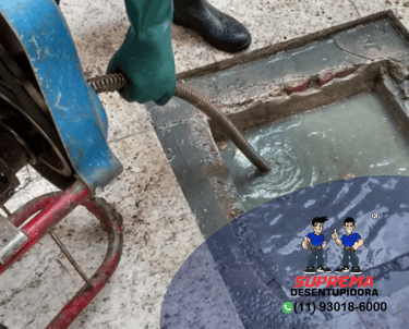 desentupimento de caixa de gordura