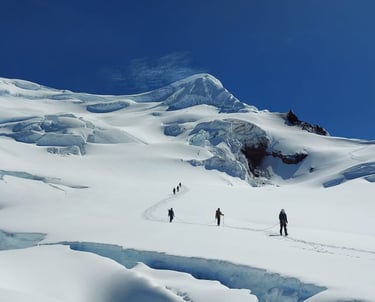 descending from Antisana summit