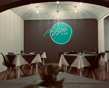 l'interno di una pizzeria italiana.