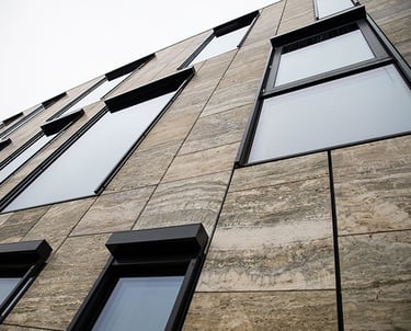 exterior travertine tile