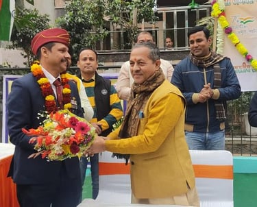 Santosh Khanduri with Nabab Singh Nagar