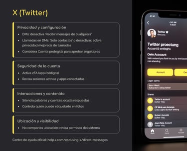 Guía de Configuración de Privacidad en Plataformas Digitales