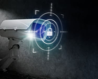 CCTV camera installed by Domestic Electrician in UK.