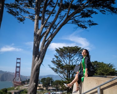 Professional headshot in San Francisco for graduation