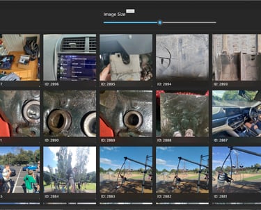 Live Gallery App - Dark Mode