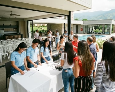 Verificación de quorum y coeficiente asamblea ph conjunto residencial