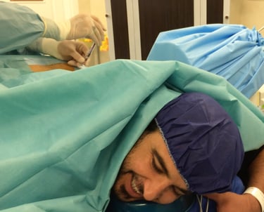 Discogel injection for lumbar disc herniation in prone position