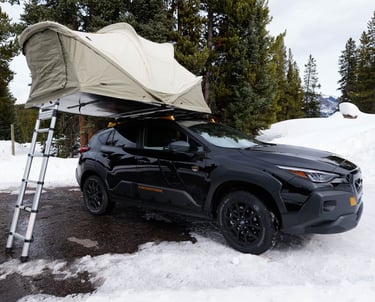 Wild Rovers 2025 Subaru Crosstrek Wilderness With Thule Approach M Rooftop Tent For Rent