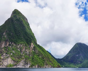 Gros Pitan St. Lucia from Catamaran Tour