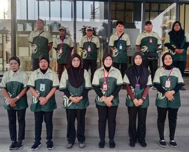 Professional TOT Cleaning & Landscape Services Sdn Bhd team ready for expert services.