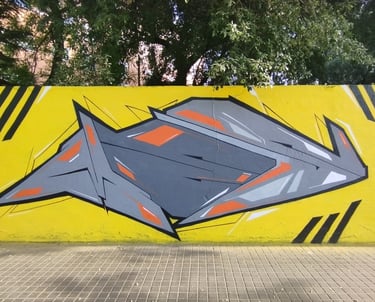 Mes Ink, letras, spray, graffiti, muros, pintura