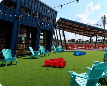 Commercial artificial grass