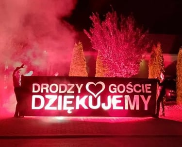 piro baner weselny podziękowania dla gości