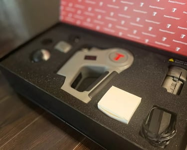 Muscle gun massager for high-intensity muscle care