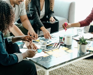 people collaborating