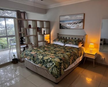 Bedroom view of Umdloti self catering holiday apartment