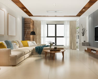 salón minimalista