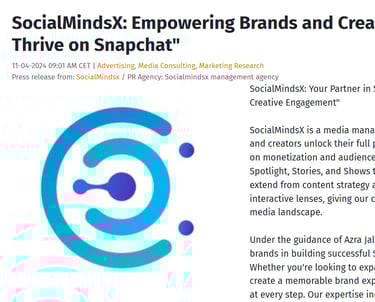 a social media article about the social media and social media