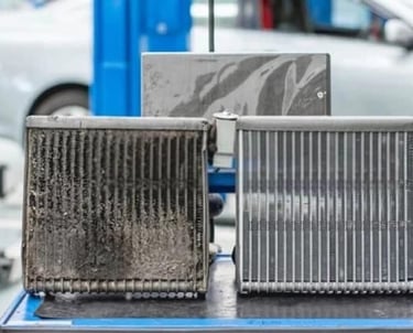 Honda AC Condenser Cleaning