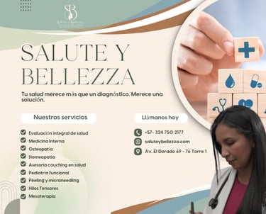 Servicios medicina funcional y estética