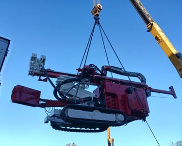forage d'eau sur terrains difficile d'accès
