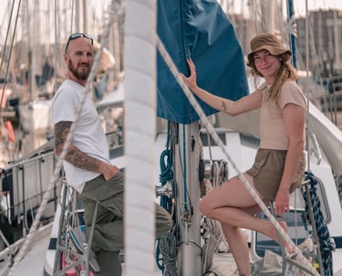 Laura und Arne auf ihrer Weltumsegelung mit der Moana