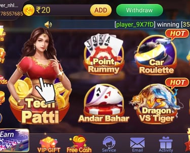 teen patti master old version game layout